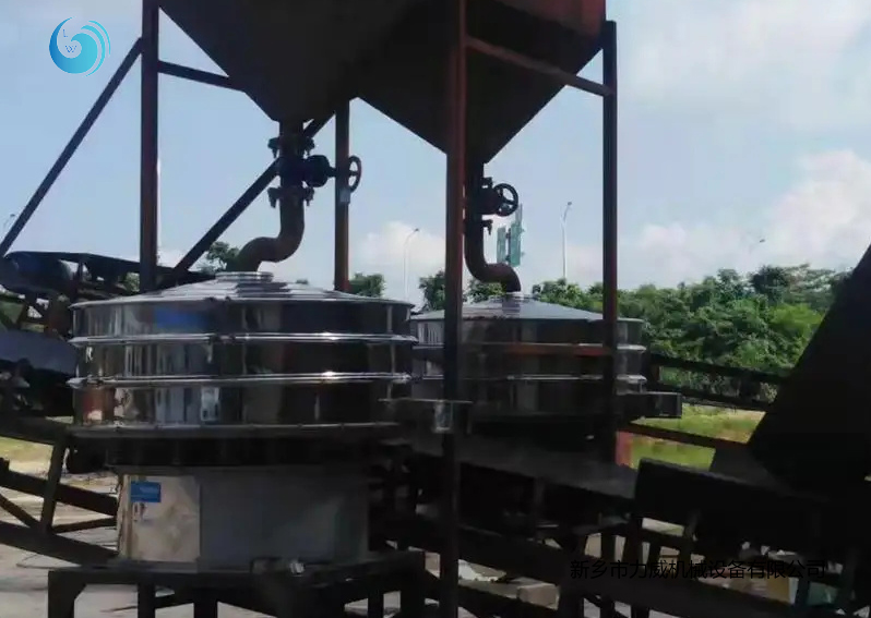 10吨膨润土细粉筛选樱桃污软件安装使用现场