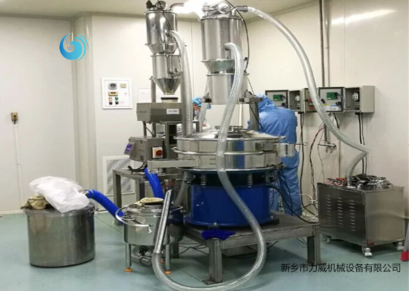 草酸粉末分级摇摆筛和樱桃污软件安装相比产量大小